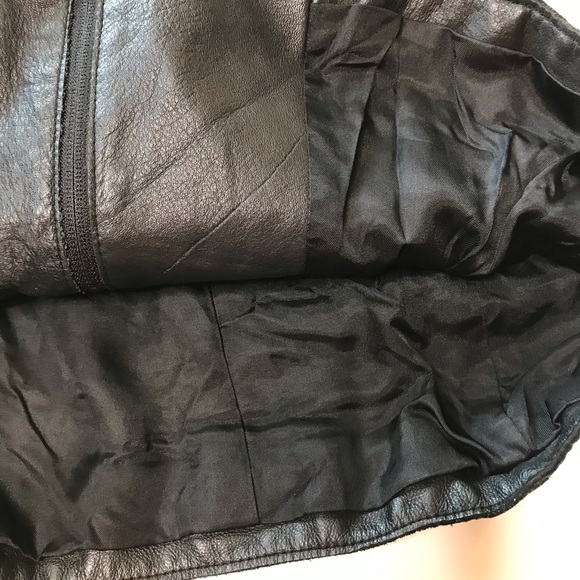 Ralph Lauren RRL Black Zip Up Leather Jacket - Picture 6 of 7